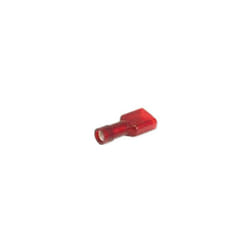 Spot-light - spotlight lot de 10 cosses plate femelle isolée pour voiture - lot de 10 cosses rouge, connecteur femelle isolée - diamètre : 6.
