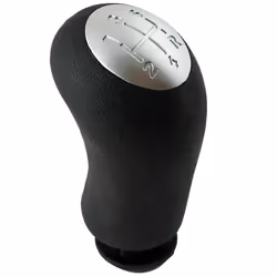 POMMEAU DE VITESSE CHROME MATE 5 VITESSES prévu RENAULT CLIO 3 KANGOO 2 MEGANE 2 SCENIC 2 DACIA DOKKER DUSTER LODGY LOGAN SAN ...