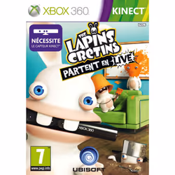 Ubisoft The Lapins Crétins Partent en Live, Xbox 360, Mode Multiplayer, Tout le monde de plus de 10 ans, Support physique