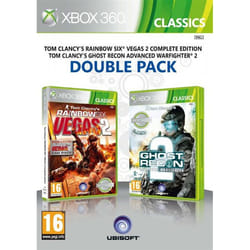 Ubisoft Rainbow Six Vegas 2 + Ghost Recon 2: Advanced Warfighter, Xbox 360 Anglais