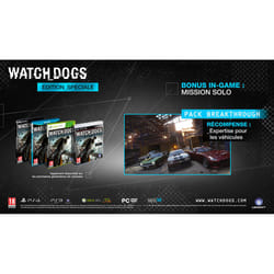 Ubisoft Watch Dogs - Special D1 Edition Spéciale Allemand, Anglais, Chinois simplifié, Coréen, Danois, Espagnol, Finlandais, Français, Hongrois, Italien, Japonais, Néerlandais, Norvégien, Polonais, Portugais, Russe, Suédois, Tchèque PlayStation 3