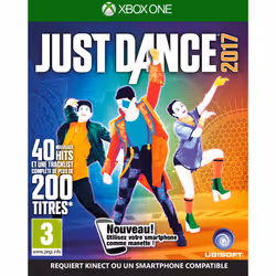 Ubisoft Just Dance 2017, Xbox One, Mode Multiplayer, Tout le monde de plus de 10 ans, Support physique