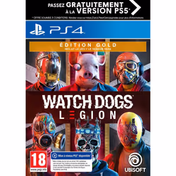 Ubisoft Watch Dogs Legion - Gold Edition, PlayStation 4, Mode Multiplayer, M (Mature), Support physique