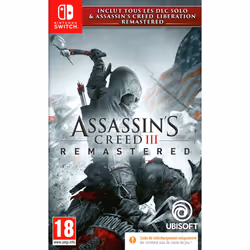 Ubisoft Assassin's Creed III + Assassin's Creed Liberation Remastered - Code in a Box, Nintendo Switch, Mode Multiplayer, M ( ...