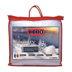 Dodo - Couette chaude 400gr/m2 country 200x200 cm blanc