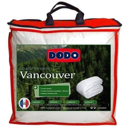 DODO Couette temperee Vancouver - 200 x 200 cm - Blanc