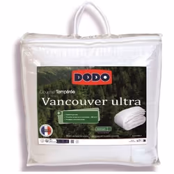 DODO Couette temperee Vancouver - 220 x 240 cm - Blanc