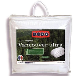 DODO Couette temperee Vancouver - 220 x 240 cm - Blanc