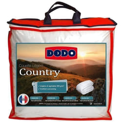DODO Couette legere Country - 220 x 240 cm - Blanc - 220 x 240 cm