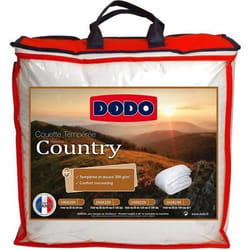 DODO Couette temperee Country - 220 x 240 cm - Blanc