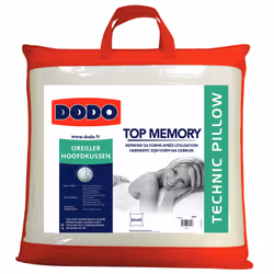 Dodo Oreiller Top Memory 60x60 cm