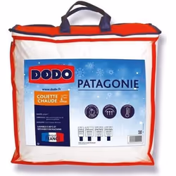DODO Couette chaude Patagonie blanc - 200x200 cm