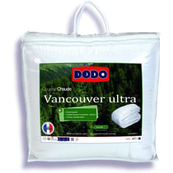 Couette Chaude - DODO - Vancouver Ultra - 140 x 200 cm - Blanc