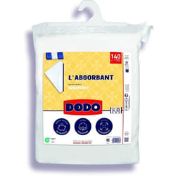 Protège matelas absorbant - 140x190 cm - Polyester