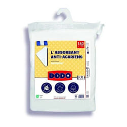 Dodo - Protege matelas absorbant - 140x190 cm - Coton - Anti acariens