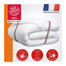 Dodo - Couette 200x200 cm champs de lin - Chaude - 450G/m² - Couette 1-2 personne-Douce et Chaude -Anti-acariens Antibactériens