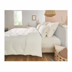 Couette DODO Chaude Enveloppe 100% Polyester Garnissage 100% Polyester Thermolite Lin Protect 450g/m² a l'extrait végétal de ...
