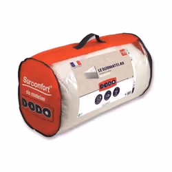 Avec ce surmatelas, dormez comme sur un nuage. Il vous offre un confort et une douceur supplémentaires et préserve votre mate ...
