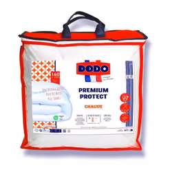 Découvrez la couette chaude DODO PREMIUM PROTECT, en synthétique avec une enveloppe 100% polyester au toucher peau de peche. ...