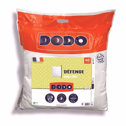 Offrez-vous un sommeil de qualité avec l'oreiller DODO DEFENSE ! Cet oreiller carré de 60 x 60 cm est conçu pour vous offrir  ...