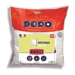 Dodo - oreiller defense - 60 x 60 cm - 100% polyester volupt'air - blanc