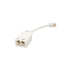 Mooov - Filtre adsl 1 RJ45/2 RJ11 - blanc - Blanc