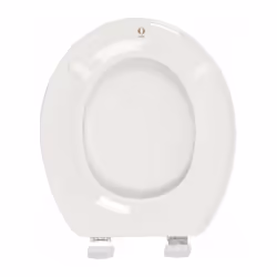 Description générale Abattant WC double Tradition en bois réticulé blanc, un matériau composite robuste et non poreux, offran ...