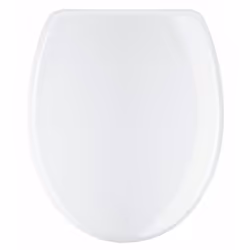 Description générale Abattant de WC en résine thermodurcissable, teinté dans la masse de couleur blanche, avec système de des ...