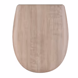 Abattant Déclipsable - Effet Bois Naturel - TU