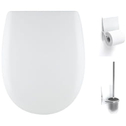 Set accessoires Olfa Ariane Soft White Mat, descente assistée, déclipsable