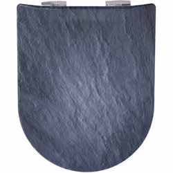 Abattant wc avec couvercle de 42 à 47 cm x 36,5 cm en bois réticulé*®. . Pour une ambiance zen et douce, son imitation ardois ...