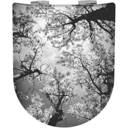 Abattant Double Olfa Déclipsable "arbres En Fleurs"