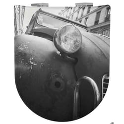 Abattant Double Olfa Déclipsable "voiture Vintage"