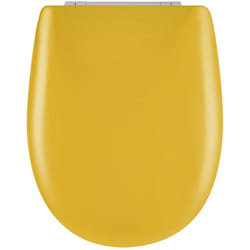 Olfa - Abattant easy clip avec descente assistée uni Jaune Curry 36x46.5 cm