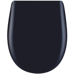 Olfa - Abattant easy clip avec descente assistée uni Noir 36x46.5 cm