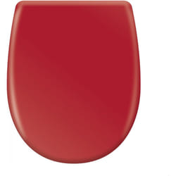 Olfa - Abattant easy clip avec descente assistée uni Rouge Orangé 36x46.5 cm