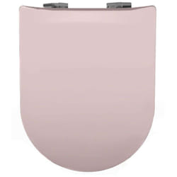 Olfa - Abattant wc Wood Slim Rose perle céramique Brillante - descente assistée - déclipsable