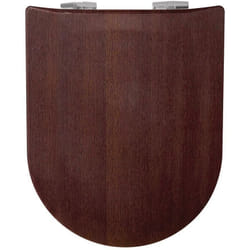 Olfa - Abattant wc Wood Slim Wenge Mat, descente assistée et déclipsable
