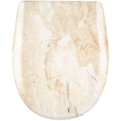 Olfa - Abattant déclipsable - Effet marbré Beige 38x49.5 cm