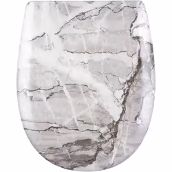 Un univers marbré pour avec cet abattant wc à couvercle de 46 cm x 36 cm en bois réticulé*®. . Une imitation de marbre qui do ...