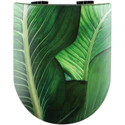 Abattant Wood Slim Avec Descente Assistée Jungle