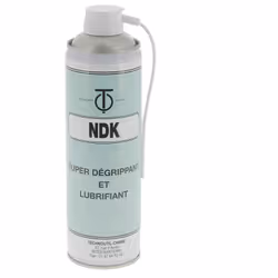 Le NDK est un nouveau dégrippant avec fonction lubrifiante renforcée. De très faible tension superficielle, il pénètre dans l ...