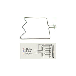 Home Equipement - Resistance sole 1300w ego 2025328 262900002 pour Cuisinière aya, beko, bluesky, domeos, far, proline, selecline