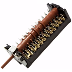 Commutateur 8 positions compatible pour four et cuisinière BEKO, LEISURE, ESSENTIELB, LE LEISURE 263100032 Appareils compatib ...