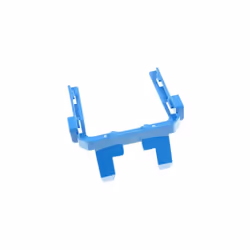 Support sac pour Aspirateur PHILIPS 996510077675. Couleur de la pièce : Bleu, Dimensions : 117 x 118 x 65 mm.