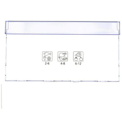 Façade de tiroir 5906370500 pour Congélateur BEKO