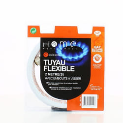 Tuyau de Gaz Butane 2m validité 10 ans  90114 pour Cuisinière