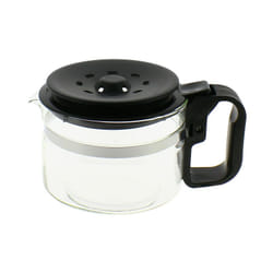 Home Equipement - Verseuse couleur noire avec couvercle adaptable 9-12 t A02BLACK pour Cafetière - Expresso broyeur braun, chromex, delonghi, dilem,