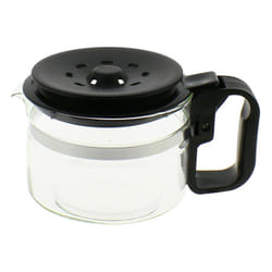 Home Equipement - Verseuse couleur noire avec couvercle adaptable 12-15 Tasses A03BLACK pour Cafetière - Expresso broyeur