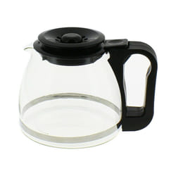 Home Equipement - Verseuse conique noire avec couvercle adaptable A05BLACK pour Cafetière - Expresso broyeur